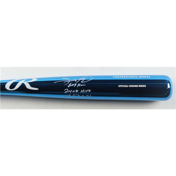 SAMMY SOSA SIGNED BASEBALL BAT - JSA COA