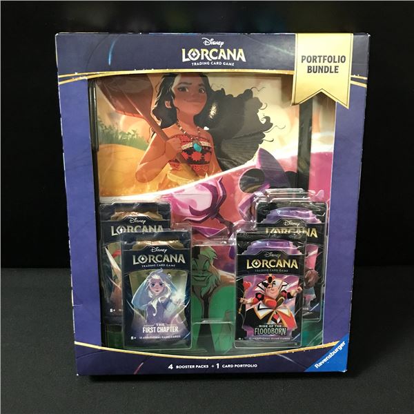 DISNEY LORCANA PORTFOLIO BUNDLE SEALED TRADING CARD BOX