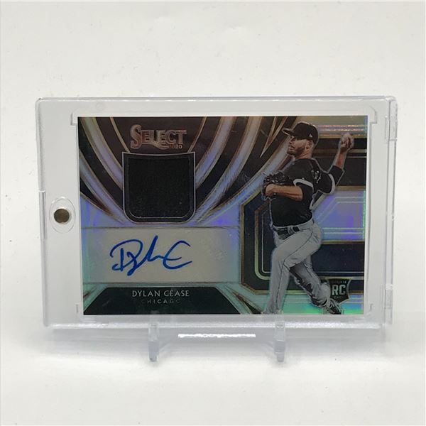2020 PANINI SELECT BASEBALL DYLAN CEASE SIGNED ROOKIE PATCH TRADING CARD 59/99