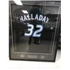 Image 1 : ROY HALLADAY SIGNED AND FRAMED TORONTO BLUE JAYS JERSEY AJ SPORTS COA