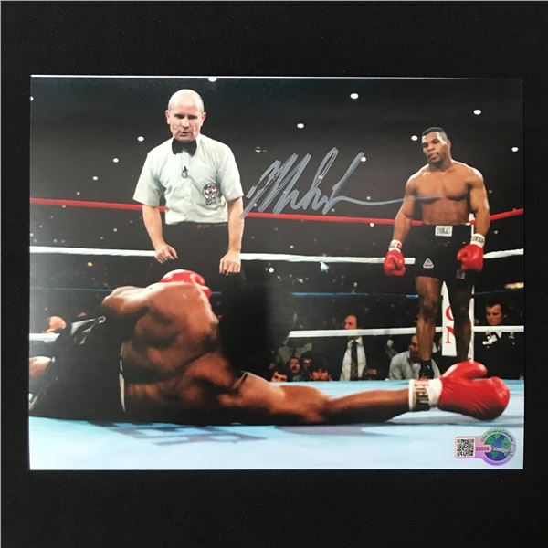 MIKE TYSON SIGNED 8X10 - WWOC COA
