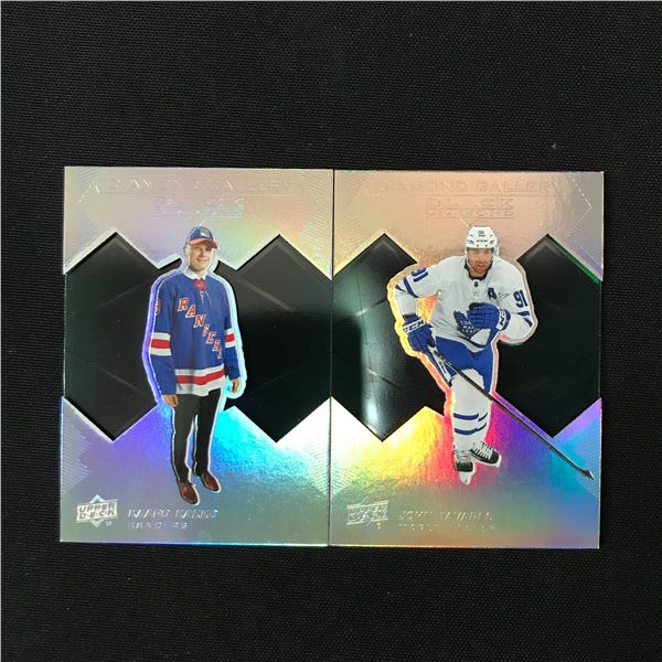 LOT OF 2 TOPPS BLACK DIAMOND HOCKEY TRADING CARDS