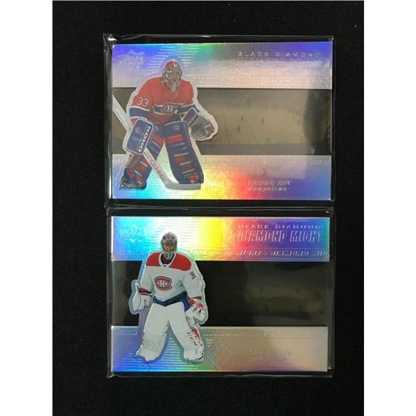 LOT OF 2 TOPPS BLACK DIAMOND HOCKEY TRADING CARDS