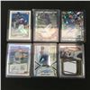 Image 1 : LOT OF 6 SIGNED / PATCH MLB TRADING CARDS