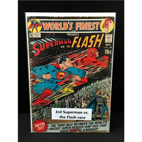 DC COMICS WORLDS FINEST NO. 198 (2RD FLASH RACE)