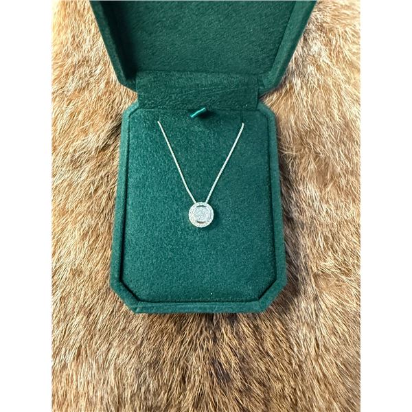 HERFORT DIAMOND RING FACTORY: 14k White Gold Diamond Pendant