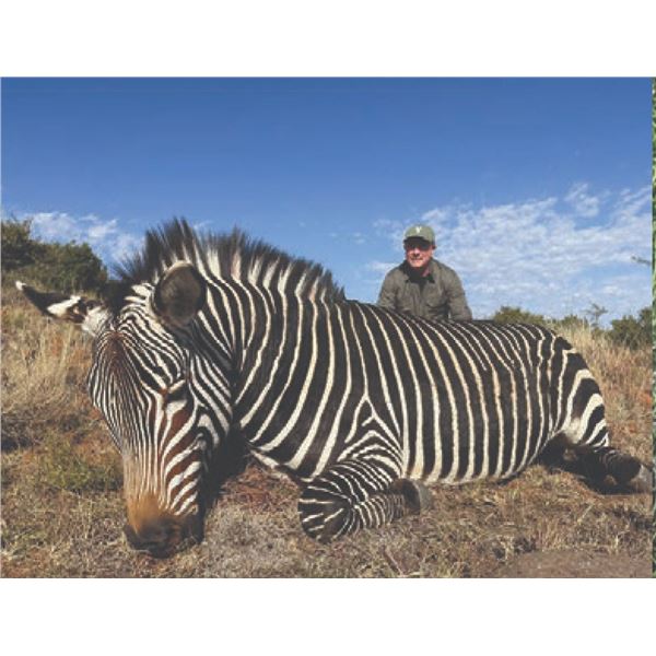 BRAESIDE SAFARIS AT COMRE: 7-Day/8-Night 1x1 Plains Game Rifle Safari for One Hunter and One Observe