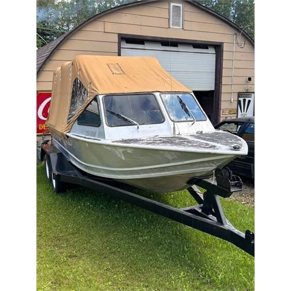 1980 Western 19' Jet Boat with Trailer