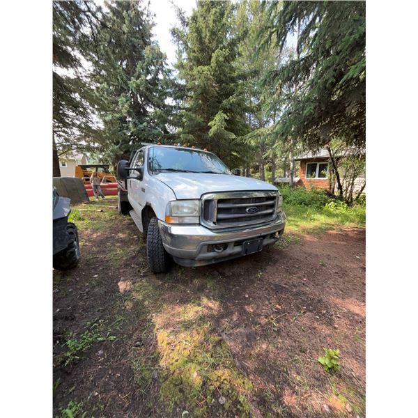 2002 Ford F350 Flatbed Truck