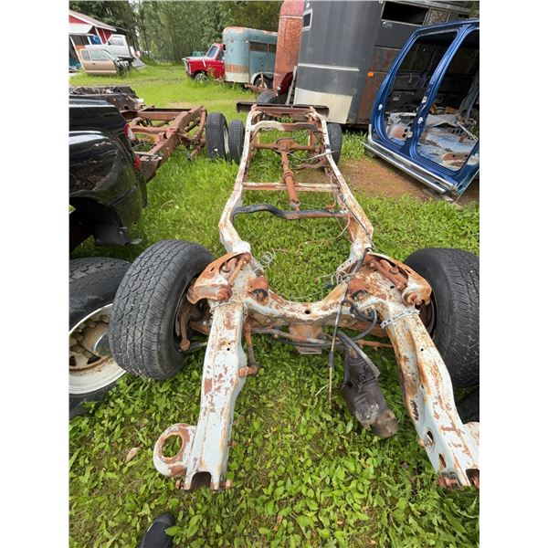1980s Chevrolet S-10 Frame With Two Cabs & Box