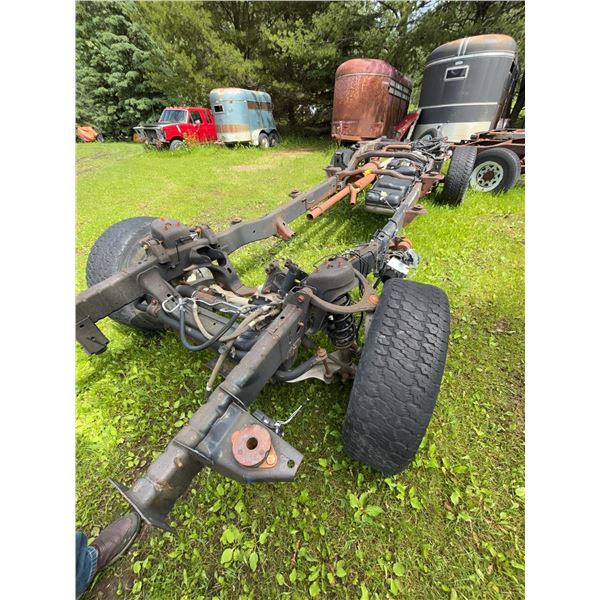 2010 Dodge 4x4 1 Ton Chassis with Blue Cab