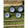 Image 2 : Trailer Axles, Wheels, and Tires Lot