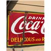 Image 2 : Coca-Cola 4' x 8' Metal Advertising Sign