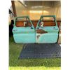 Image 1 : 1960s Chevrolet Teal Truck Door Set
