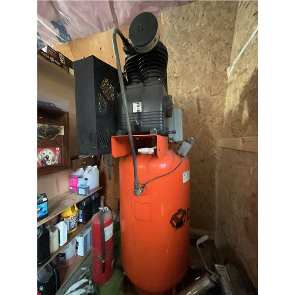 2 Stage Industrial Air Compressor Delvair 80 gal,2 cylinder,220,2 phase power,8 HPower, heavy Duty