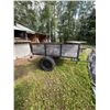 Image 1 : Utility Trailer with Wood Sides and Steel Châ