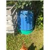 Image 4 : 60 Feet Wood Fence and Two Plastic Tubs