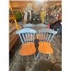Image 1 : 4 Wooden Spindle Back Chairs