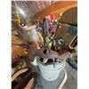 Image 2 : Lot: Shoeshine Kit, Tools, Insulators