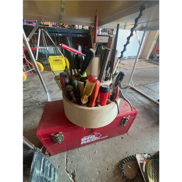 Torin Big Red Toolbox With Tools and Jacks
