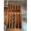 Image 3 : Hand Drill and Tap Die Set with Wooden Cases