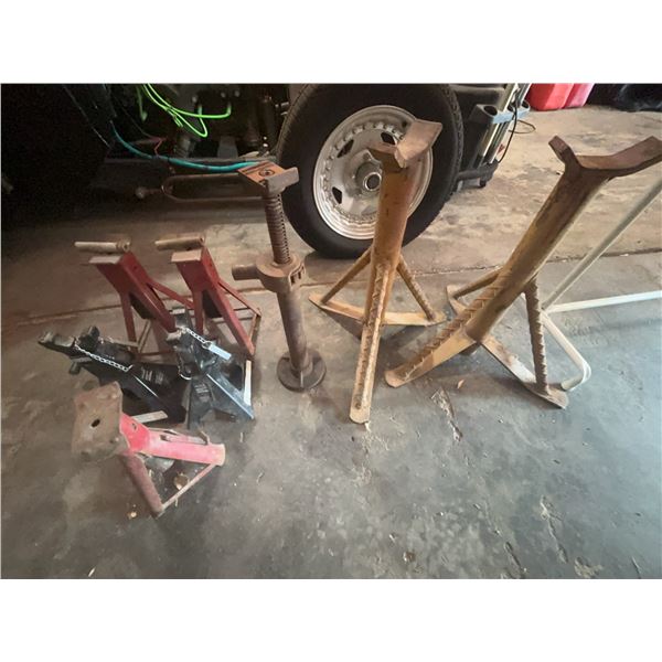 Heavy-Duty Jack Stands, Lot of 8