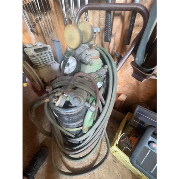 Oxy-Acetylene Welding Torch Kit With Gauges