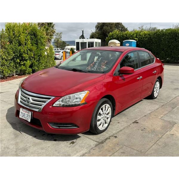 NISS SENTRA 2014 SALV T/DONATION