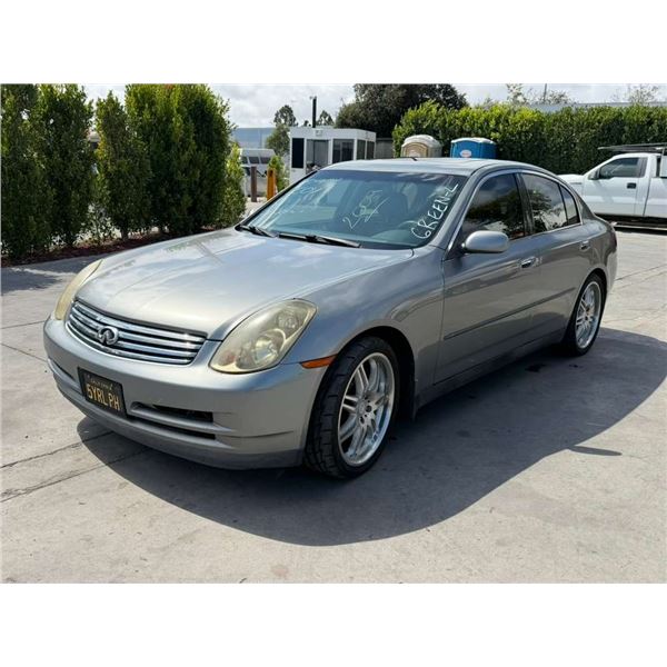 INFI G35 2004 APP/DUP-T/EXP-ONLY DON