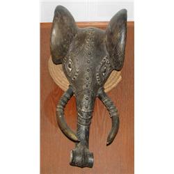 Bronze Elephant Mask,