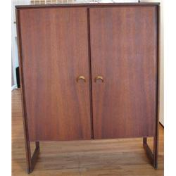 Jens Risom Walnut Bar