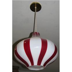 Venini Glass Hanging Light Fixture #4039
