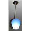 Image 1 : Blue Venini Blown Glass Hanging Light Fixture