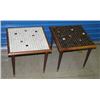 Image 2 : Pair Leona Volpe Mid Century Modern Mosaic Top Tables