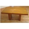 Image 2 : Modern Blonde Wood Dining Table