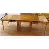 Image 6 : Modern Blonde Wood Dining Table