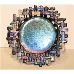Multi Colored Glass Plate