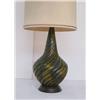 Image 2 : Green ceramic rope twist Lamp