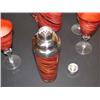 Image 5 : Red Murano Cocktail Set
