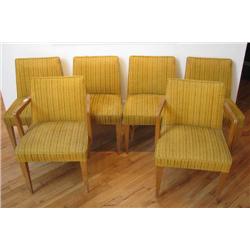 6 Modern Upholstered Dining Chairs