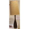 Image 1 : Modernist Walnut Table Lamp