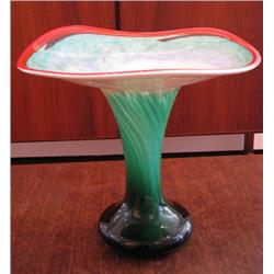 Halley Art Glass Lilly Form Vase