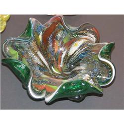 Group of 3 Art Glass Dishes