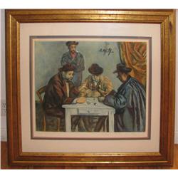 The Card Players after Cezanne by Villon