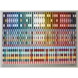 Yaacov Agam signed original serigraph
