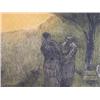 Image 4 : Harold Altman orig etching Park with Six Figures