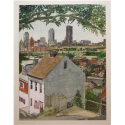 Bob Bowden w/c View of Pittsburgh