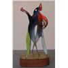 Image 1 : Virgil or Lucile Cantini Multi Colored Enamel Sculpture on Base