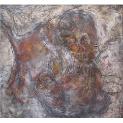 Wm. Fairman abstract Figure painting