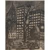 Image 1 : Ernest Fiene NYC etching "City Lights"
